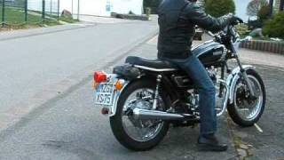 XS 650 Original Kick And Run Sound [upl. by Nivlak543]