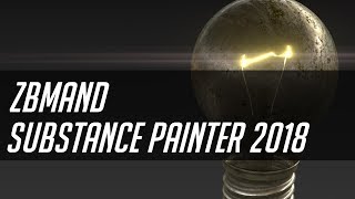 Substance painter 2018 with zbmand22 Lamp [upl. by Etakyram]