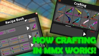 HOW CRAFTING WORKS IN MMX  Murder Mystery X [upl. by Aicina]