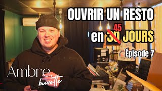 Ambre Buvette  Ouvrir en 30 jours  Épisode 7 [upl. by Jolene]