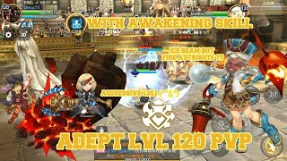 Aggressive Adept LvL 120 PvP With Awakening Skill Dragon Nest M AKMJ Gaming [upl. by Ninaj]