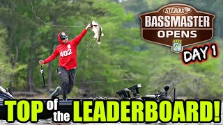 UNBELIEVABLE Day sends Me to the TOP of the Leaderboard Bassmaster Open Toledo Bend [upl. by Deeyn696]