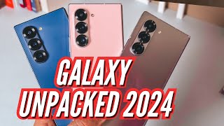 ВСЕ НОВИНКИ GALAXY UNPACKED 2024 за 21 мин Galaxy Z Fold 6Flip 6 Watch Ultra Galaxy Bud 3 Pro [upl. by Nnaeirb]