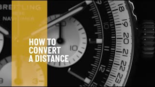 Breitling  How to Use the Slide Rule  How to convert a distance [upl. by Evey]