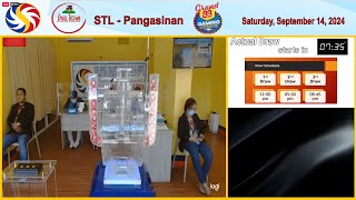 STL Pangasinan result today 1st draw Live September 14 2024 [upl. by Tjader]