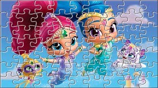 SHIMMER Y SHINE Genies Princess Jigsaw Puzzle ★ Games and Cartoons for Kids [upl. by Nicki]