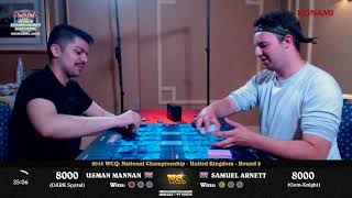 2018 WCQ National Championship  UK  Round 8  Usman Mannan vs Samuel Arnett [upl. by Bartosch]