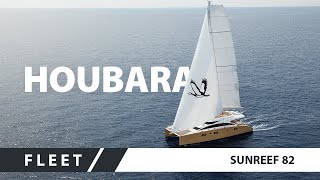 Sunreef sailing superyacht  Sunreef 82 HOUBARA [upl. by Llesig]