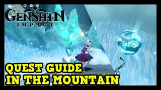 Genshin Impact In The Mountain Quest Guide Dragonspine All 3 Shard Locations to Thaw out [upl. by Sremlahc]