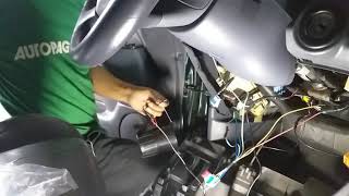 install car alarm toyota prado [upl. by Stevy982]