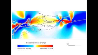 Earthquake  The evolution of Coulomb stress in the Marmara Sea since 1900 [upl. by Nylorac878]