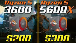 Ryzen 5 3600 vs Ryzen 5 5600X [upl. by Kcirddor681]