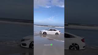 HONDA CIVIC G10 REBAIXADO ARO 20 ROUBA CENA NA PRAIA [upl. by Llerrehs]