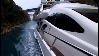 Azimut 98 Yacht Trip From Livorno Italy to Athens Greece Via Porto San Stefano Naples Tropea [upl. by Ameg]