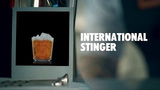 INTERNATIONAL STINGER DRINK RECIPE  HOW TO MIX [upl. by Eux]