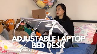 Adjustable Laptop Bed Desk with 4 USB Ports [upl. by Neraj]