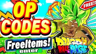 ALL NEW SECRET UPDATE CODES in DRAGON BALL RAGE CODES Roblox Dragon Ball Rage Codes [upl. by Rozelle]