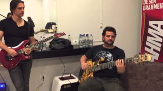 Angra Kiko Loureiro Backstage Warm Up Before São Paulo Show [upl. by Ilene134]