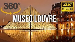 4K MUSEO DEL LOUVRE 360º PARÍS [upl. by Enilehcim]