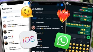 SAIU 🎉 WHATSAPP IOS IGUAL IPHONE ATUALIZADO 2024 NOVA ATUALIZAÇÃO FUNCIONANDO NÚMERO DIRETO ✅ [upl. by Eitac]