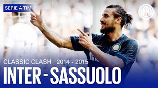 CLASSIC CLASH  INTER 70 SASSUOLO 201415  EXTENDED HIGHLIGHTS ⚽⚫🔵 [upl. by Nivk628]