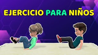 ENTRENAMIENTO FÍSICO DE CUERPO COMPLETO PARA NIÑOS  RETO DE ENTRENAMIENTO DE 30 MIN [upl. by Eatton936]