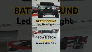 Best Car Led Headlight Worm amp white Color carledlights ledheadlights foglamp carlights [upl. by Kin]