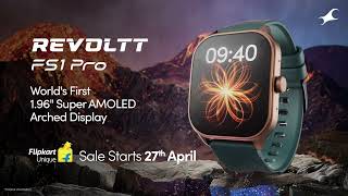 Fastrack Revoltt FS1 Pro  Worlds First Super AMOLED [upl. by Lladnew793]