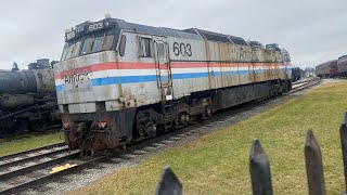 Amtrak E60 603 at RR museum of PA [upl. by Eleanora319]