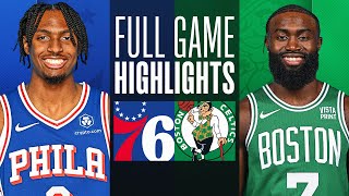 76ERS at CELTICS  FULL GAME HIGHLIGHTS  February 27 2024 [upl. by Washburn]