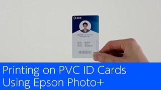 Printing on PVC ID Cards Using Epson Photo L8050ET18100L18050 [upl. by Nohsav696]