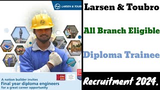 Larsen amp Toubro limited Recruitment 2024 larsen larsentoubro job jobsearch vacancy [upl. by Cayla]