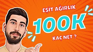 EŞİT AĞIRLIK İLK 100 BİN NETLERİ  YKS 2024 İLK 100 BİN İÇİN KAÇ NET GEREKİR  İLK 100 Bin Kaç Net [upl. by Sheedy]