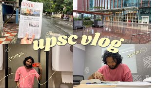 Vlog 5  UPSC aspirants day  UPSC study vlog upscvlog upsc upscstudyvlog restart [upl. by Yllut]