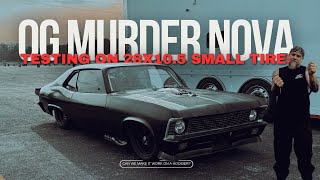 How Fast Is The OG Murder Nova on a 28x105 Hoosier Lets Find Out [upl. by Decca531]