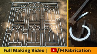 Latest Window Grill Designs  Grill Design For Window  F4 Fabrication [upl. by Lerraf]