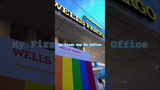 1st day at Wellsfargo wellsfargo office minivlog bangalore karnataka [upl. by Dlaner]