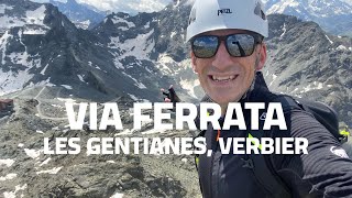 Via Ferrata Verbier Les Gentianes [upl. by Oech649]