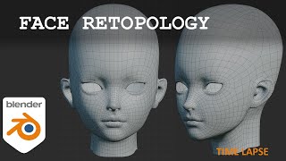 Blender36Face retopoloflow [upl. by Dhiren]