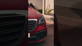 Red Mercedes Benz Sclass shorts car [upl. by Nauq862]