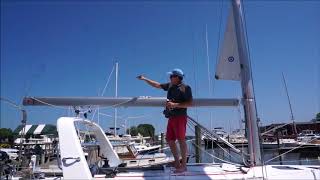 Neil Pryde Sails Int Furling Mainsail Part Two Friction [upl. by Galitea512]