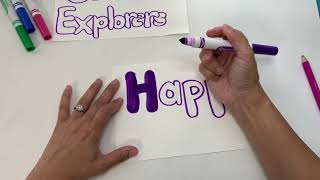 Bubble Letter Tutorial [upl. by Blaine1]