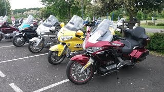 Goldwing Club de France  Angoulême 2018  Un tour dans le camping et sur le parking [upl. by Ani]