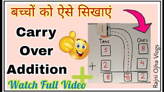 carry over Addition  maths homeschooling parenting education [upl. by Remlap698]