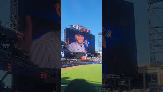 New York Mets Starting Lineup amp Introductions vs Arizona Diamondbacks 6124 [upl. by Mulloy]