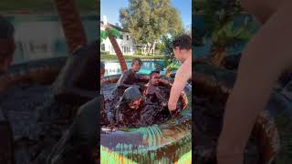 Chocolate Hot Tub Challenge ft Team RAR SHORTS [upl. by Rolat]