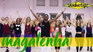 Magalenha Samba Zumba  How to dance Magalenha  Sergio Mendes [upl. by Jeraldine]