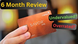 Capital One Savor One After 6 Months  BEST Cash Back Credit Card in 2024 [upl. by Madelle]