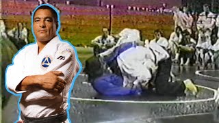 RARE Rickson Gracie Rolling With 50 People For 25 Minutes At A Seminar In Chicago 😱🔺 [upl. by Eniad]