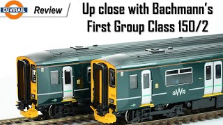 Review Bachmann 32940 Class 1502 DMU GWR livery  overview of overall Bachmann Class 150 range [upl. by Ingaberg]